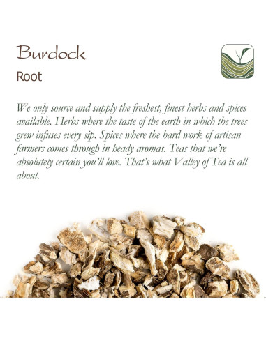 Té de raíz de bardana orgánico Valle del Té 100g
