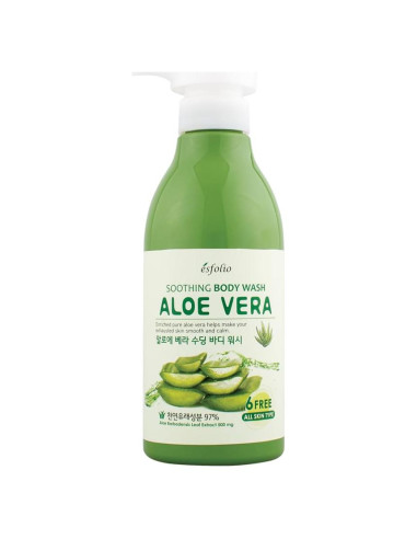Gel de Ducha Calmante Esfolio 500ml con Aloe Vera y Hamamelis