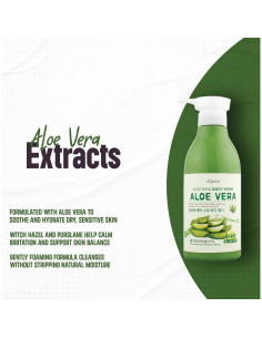 Gel de Ducha Calmante Esfolio 500ml con Aloe Vera y Hamamelis 2