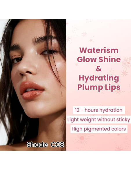 Bálsamo Labial Brillante CATKIN C08 MAPLE Ultra Hidratante 32g