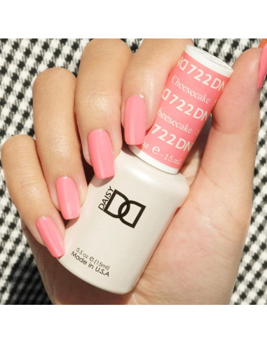 Conjunto de Esmalte en Gel DND Rosa 15 ml UV/LED y Secado al Aire