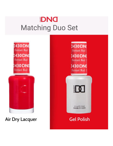 Conjunto de Esmalte en Gel DND Rosa 15 ml UV/LED y Secado al Aire