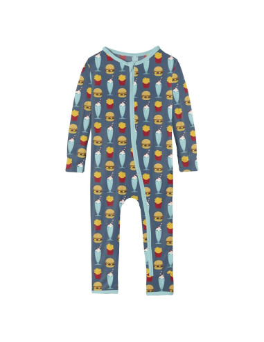 Mono KicKee para Bebé 3-6 Meses Cremallera Suave UPF 50+