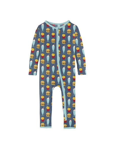 Mono KicKee para Bebé 3-6 Meses Cremallera Suave UPF 50+