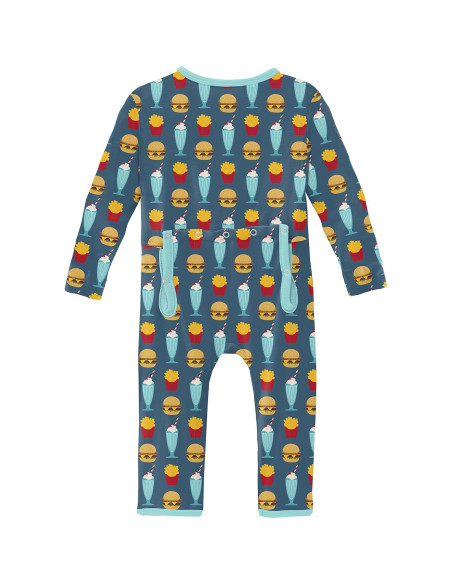 Mono KicKee para Bebé 3-6 Meses Cremallera Suave UPF 50+