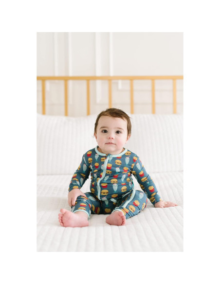 Mono KicKee para Bebé 3-6 Meses Cremallera Suave UPF 50+