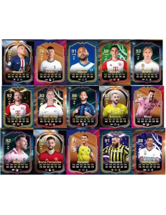 Tarjetas de Fútbol 2025 - 6 Paquetes de 48 Tarjetas Coleccionables 2