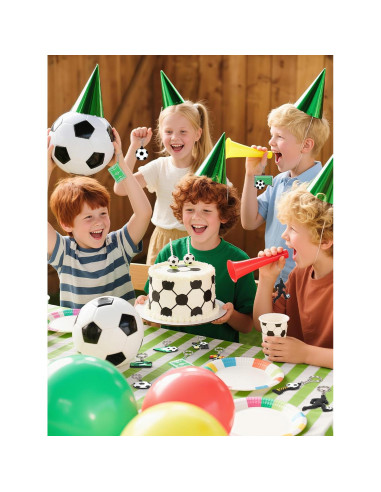 Llavero de Silicona Fútbol JUNEBRUSHS 30 Piezas 4 cm