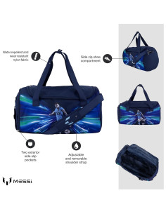 Bolso de Viaje Messi para Mujeres - Azul - Tamaño Único 2