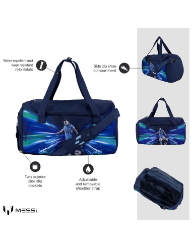 Bolso de Viaje Messi para Mujeres - Azul - Tamaño Único