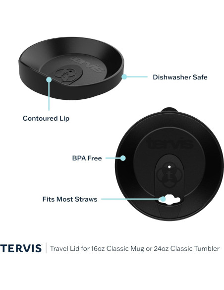 Vaso de Viaje Aislado Tervis 16oz Inter Miami CF Doble Pared