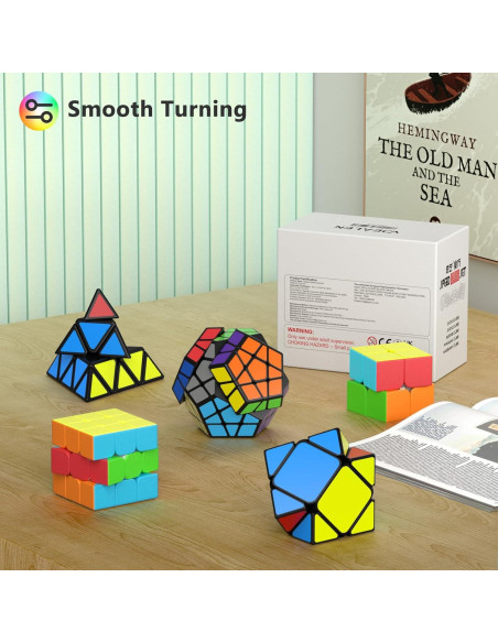 Conjunto de Cubos de Velocidad Vdealen - 5 Piezas 2x2 3x3