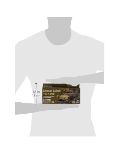 Set de Pintura Acrílica Vallejo 8 Colores Alemanes 1927-1941 136 ml