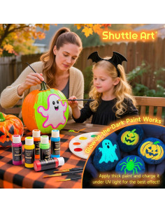 Juego de Pintura Acrílica Exterior Shuttle Art 36 Colores 60ml 2