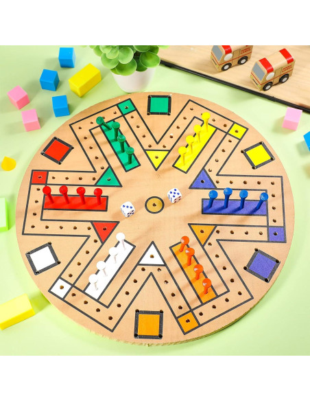 Juego de Mesa de Madera Kathfly para 3-6 Jugadores 50 cm