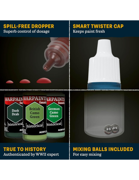 Set de Pintura Acrílica Alemán WWII The Army Painter 20 x 18 ml