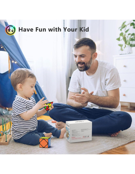 Conjunto de Cubos de Velocidad Vdealen - 5 Piezas 2x2 3x3