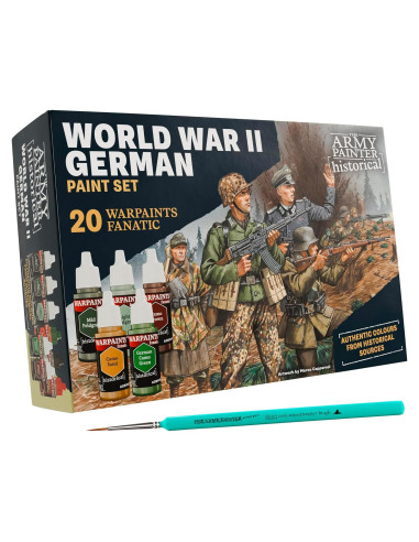 Set de Pintura Acrílica Alemán WWII The Army Painter 20 x 18 ml