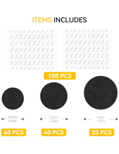 100PCS Bases Redondas Negras 25mm 32mm 40mm + Adhesivo FIGURESLAB 2