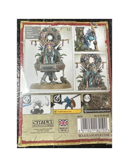 Mago Skink STARSEER Seraphon Games Workshop - 10 cm