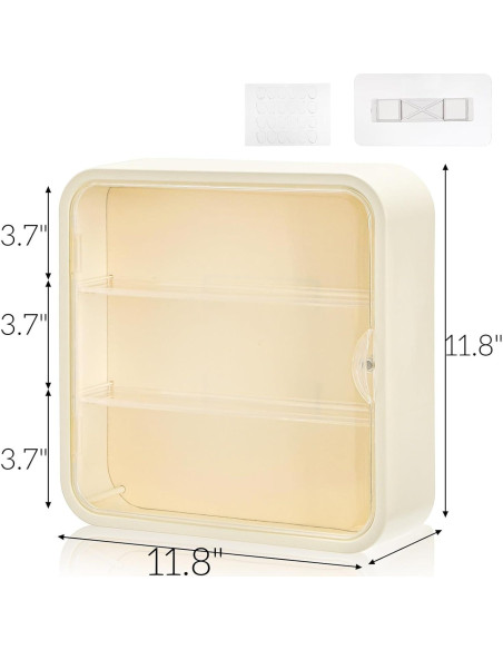 Caja de Exhibición AVLA para Figuras 3 Niveles 30x30 cm