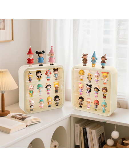 Caja de Exhibición AVLA para Figuras 3 Niveles 30x30 cm