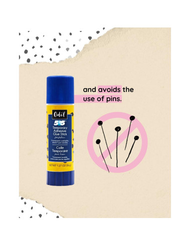 Adhesivo Temporal para Tela en Barra Odif 505 36 g - Sin Residuo