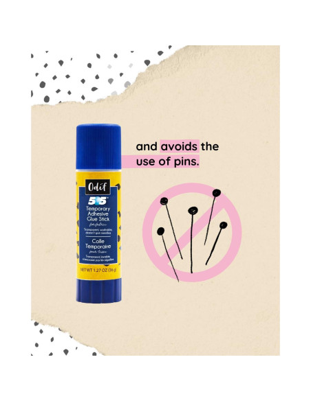 Adhesivo Temporal para Tela en Barra Odif 505 36 g - Sin Residuo