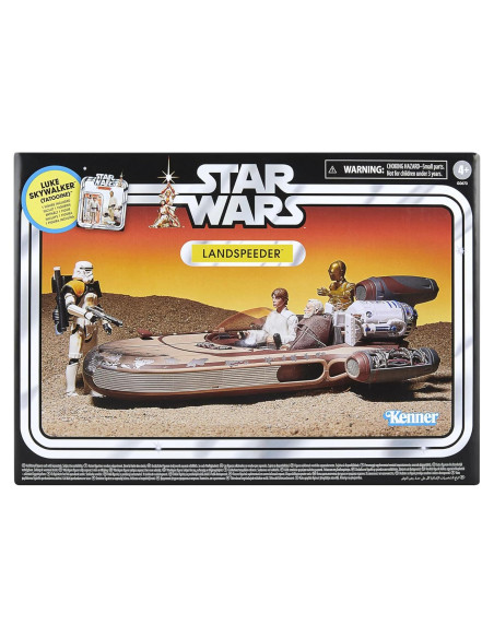 Vehículo Landspeeder con Figura de Luke Skywalker 9.5 cm - Star Wars