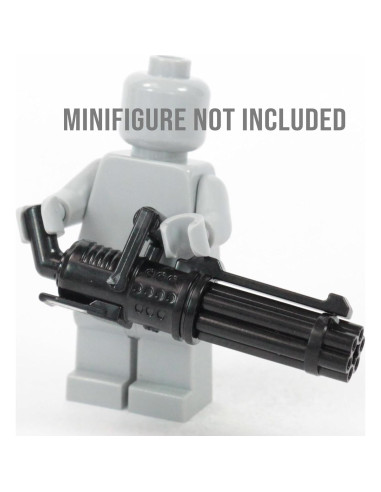 Paquete de 10 Blasters Minigun Z6 BrickTactical para Minifiguras
