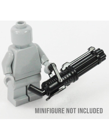 Paquete de 10 Blasters Minigun Z6 BrickTactical para Minifiguras