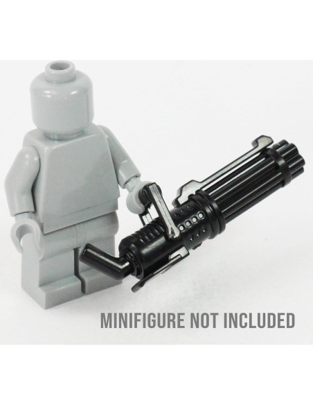 Paquete de 10 Blasters Minigun Z6 BrickTactical para Minifiguras