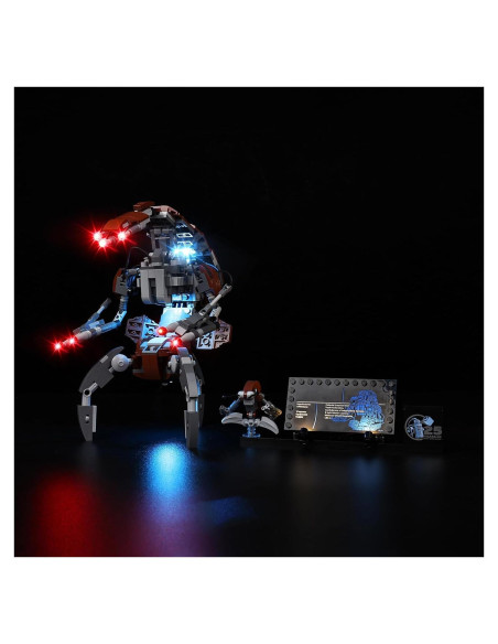 Kit de Luz LED Kyglaring para Lego 75381 Droideka - Iluminación USB