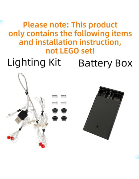 Kit de Luz LED GEAMENT para Lego X-Wing 75218 - Iluminación