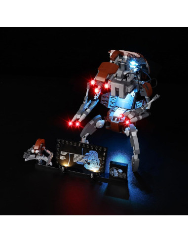 Kit de Luz LED Kyglaring para Lego 75381 Droideka - Iluminación USB