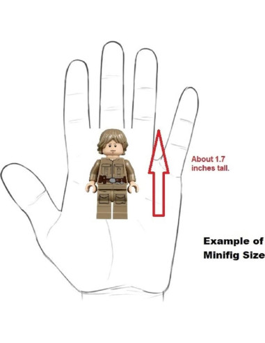 Minifigura LEGO Star Wars Mandaloriano Din Djarin con Sable Oscuro