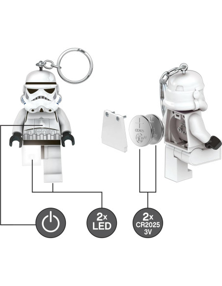 Luz Clave LEGO Star Wars Stormtrooper con Suéter Feo