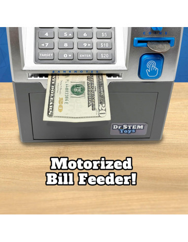 Alcancía Electrónica Dr. Juguetes STEM - Contador de Monedas y Billetes