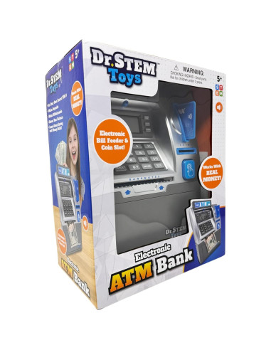 Alcancía Electrónica Dr. Juguetes STEM - Contador de Monedas y Billetes