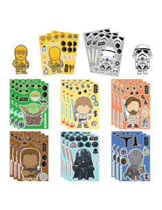Stickers Haz una Cara Star Wars LHST - 24 Hojas 10.9x16cm