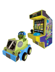 Cabina de Arcade 2-en-1 TMNT Leonardo con Luces y Sonidos
