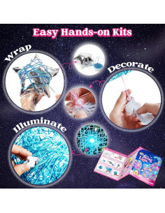 Kit de Arte en Hilo 3D Klever Kits con 30 Bombillas LED 2