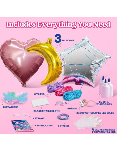 Kit de Arte en Hilo 3D Klever Kits con 30 Bombillas LED