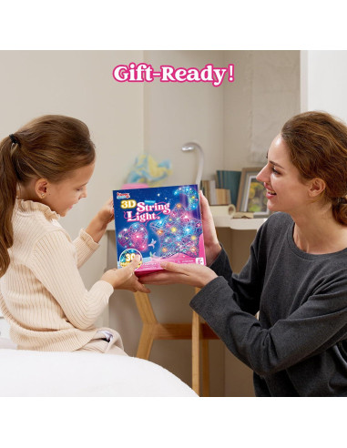 Kit de Arte en Hilo 3D Klever Kits con 30 Bombillas LED