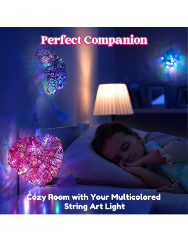 Kit de Arte en Hilo 3D Klever Kits con 30 Bombillas LED