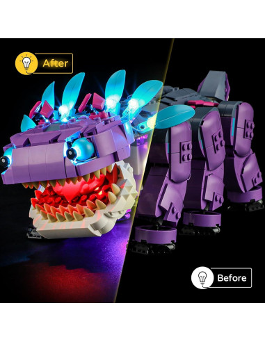 Kit de Luz LED YEABRICKS para LEGO 77077 Klombo