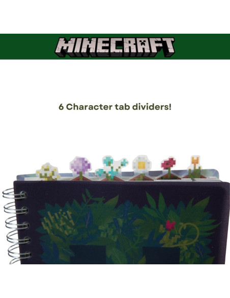 Cuaderno Espiral Minecraft 144 Páginas Rayadas 20.32x17.78 cm Cuaderno Espiral Minecraft 144 Páginas Rayadas 20.32x17.78 cm
