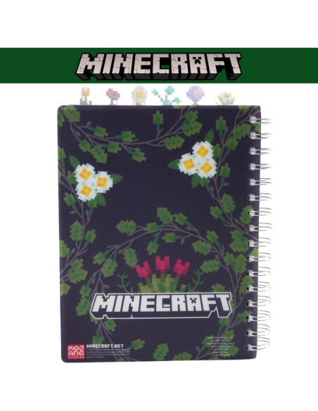 Cuaderno Espiral Minecraft 144 Páginas Rayadas 20.32x17.78 cm Cuaderno Espiral Minecraft 144 Páginas Rayadas 20.32x17.78 cm