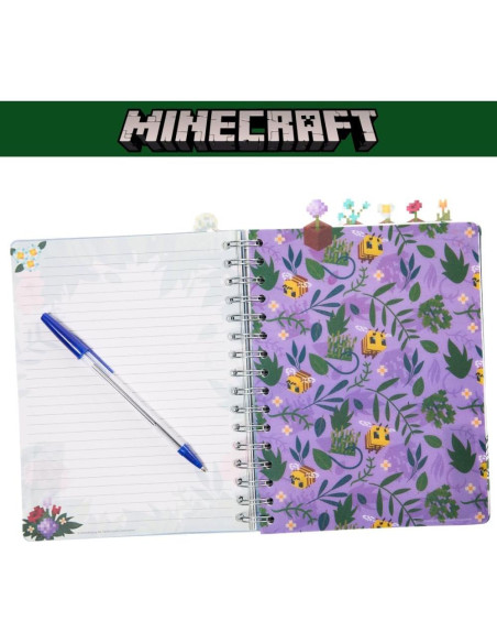 Cuaderno Espiral Minecraft 144 Páginas Rayadas 20.32x17.78 cm Cuaderno Espiral Minecraft 144 Páginas Rayadas 20.32x17.78 cm