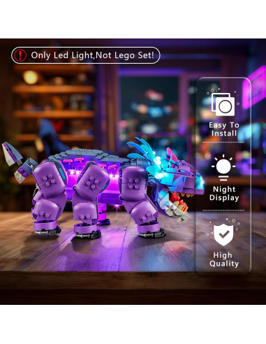 Kit de Luz BOOZUU para Lego Klombo 77077 - Iluminación LED Colorida